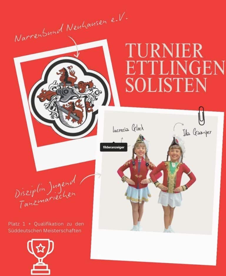Erfolgreicher Auftritt des Narrenbund Neuhausen in Ettlingen