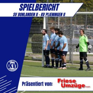 Spieler des KV Plieningen II beim Auswärtsspiel gegen den SV Bonlanden II
