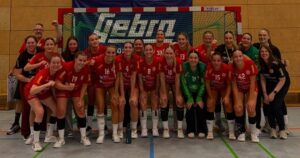 Handballerinnen des TSV Neuhausen/Filder im Spiel gegen den TSV Weilheim
