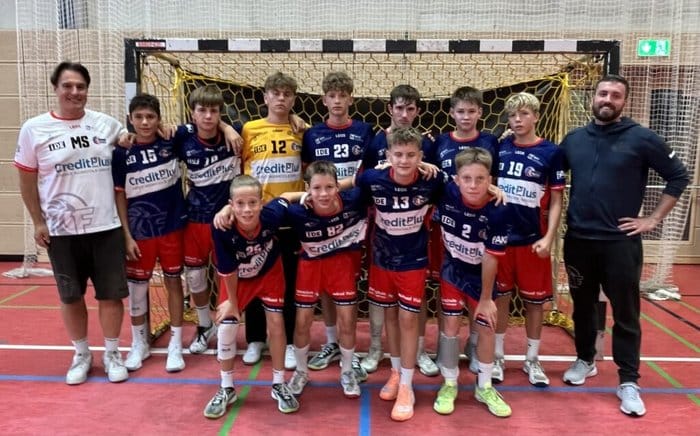 U15-Handballmannschaft von JANO Filder beim Brothaus-Cup