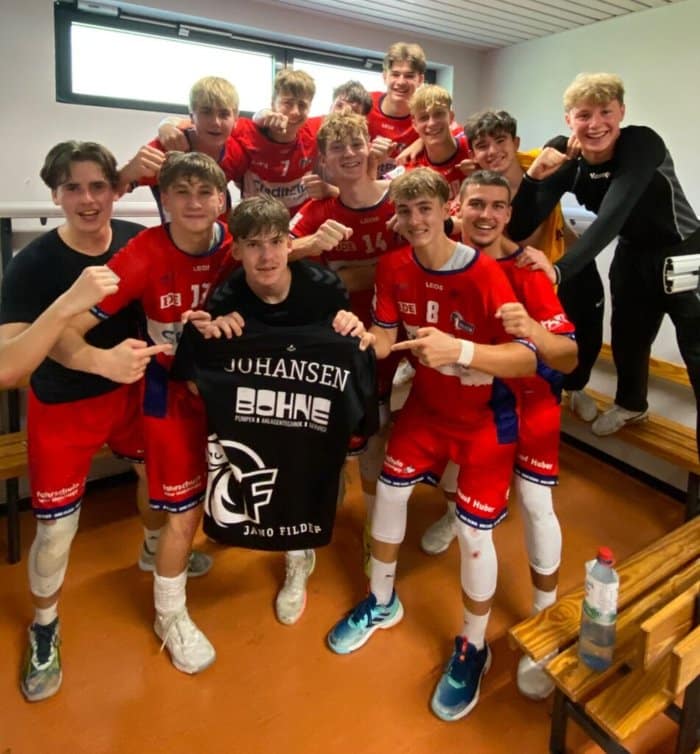 Handballer der JANO Filder U17