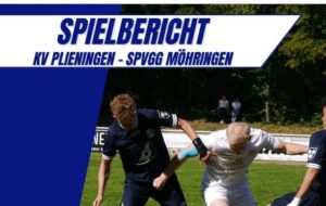 Zweikampf beim Derby KV Plieningen I gegen SpVgg Möhringen I