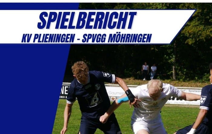 Zweikampf beim Derby KV Plieningen I gegen SpVgg Möhringen I