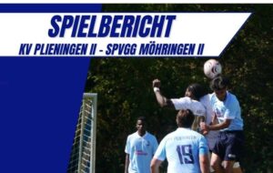 Kopfballduell KV Plieningen II gegen SpVgg Möhringen II