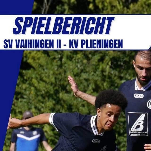 KV Plieningen beim Auswärtsspiel gegen SV Vaihingen II