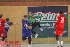 Torhüter Jorick Pol vom TSV Neuhausen/Filder im Einsatz