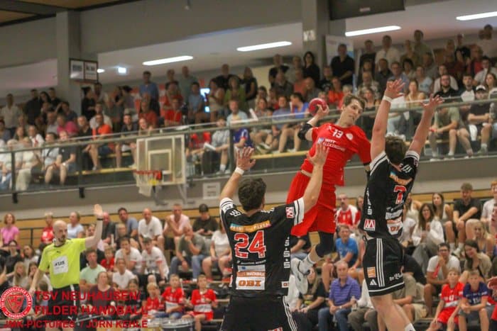 Handballer des TSV Neuhausen/Filder im Spiel