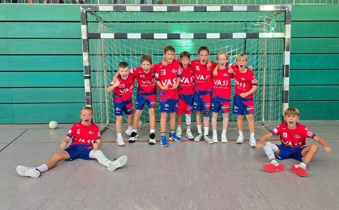 Junge Handballer der JANO Filder E1