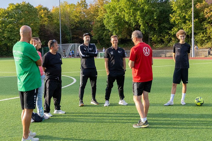 DFB-Mobil-Training mit der U13 des TV Nellingen