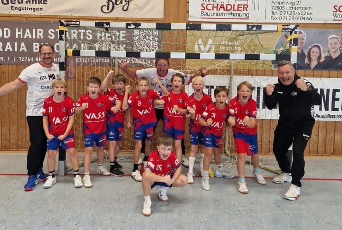 E-Jugend-Handballer von JANO Filder