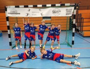 F-Jugend-Handballmannschaft JANO Filder 3