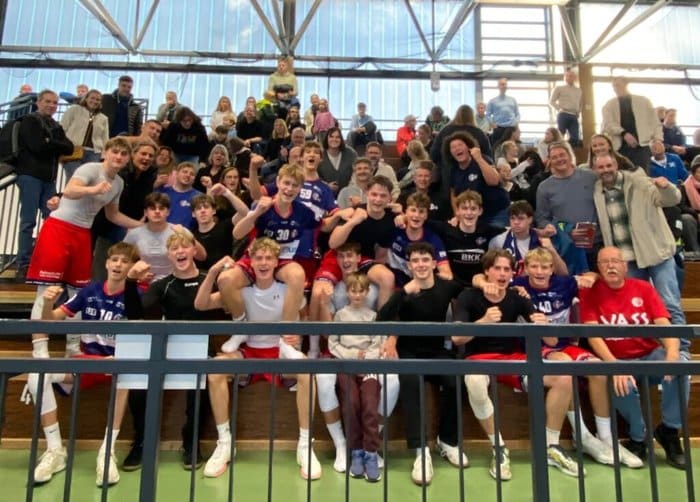Handballer der U17 der JANO Filder