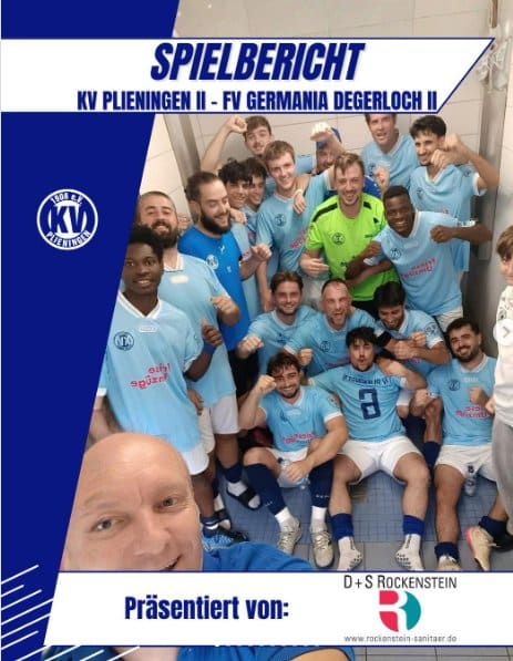 Mannschaft des KV Plieningen II feiert nach dem Sieg