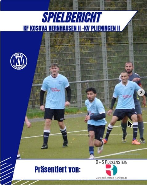 KV Plieningen II im Spiel bei Kosova Bernhausen II