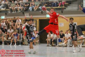 Handballer des TSV Neuhausen/Filder im Spiel