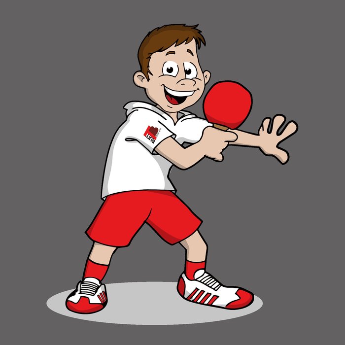 Tischtennis-Symbolbild der Tischtennisabteilung des TB Ruit